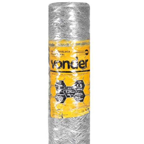 Tela met�lica hexagonal malha 3