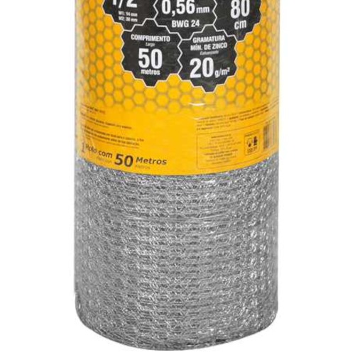 Tela metlica hexagonal para viveiro malha 1/2