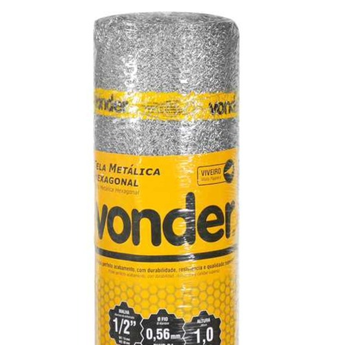 Tela metlica hexagonal para viveiro malha 1/2