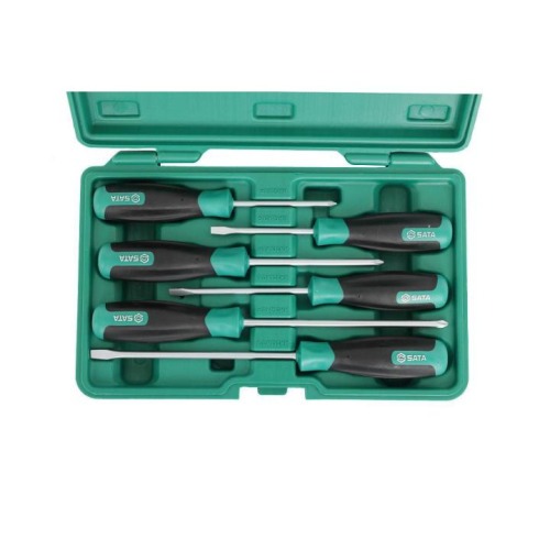 Jogo de chave de fenda e phillips com 6 peas - Srie T