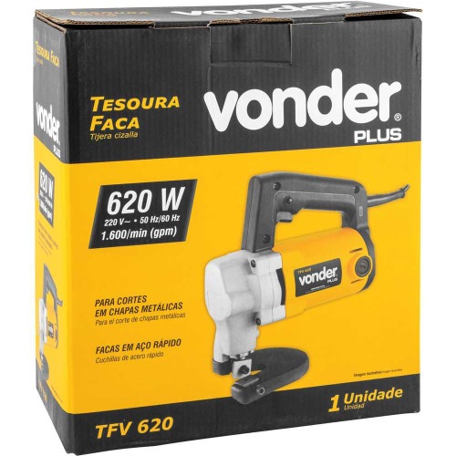 Tesoura el�trica para chapas tipo faca 620 watts - TFV 620  220V
