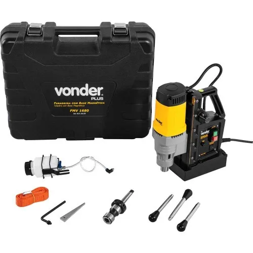 R-M EVERTOP C 1650 & H 9000 セット Furadeira com base magnética 1680 watts - FMV 1680 220V - Vonder
