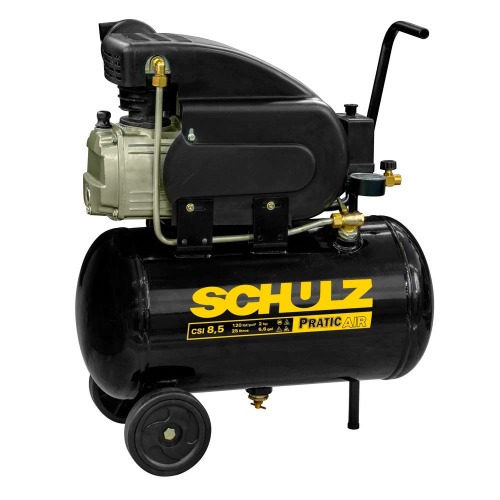 Compressor de ar 8,5 pés 25 litros 2 hp 120 lbs - Pratic Air CSI 8/25L 110V Compressor de ar 8,5 pés 25 litros 2 hp 120 lbs - Pratic Air CSI 8/25L 110V