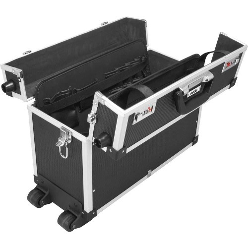 Maleta em plástico 455 x 205 x 320 mm para ferramentas com rodas - MF961 Maleta em plástico 455 x 205 x 320 mm para ferramentas com rodas - MF961
