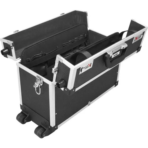 Maleta em plástico 455 x 205 x 320 mm para ferramentas com rodas - MF961