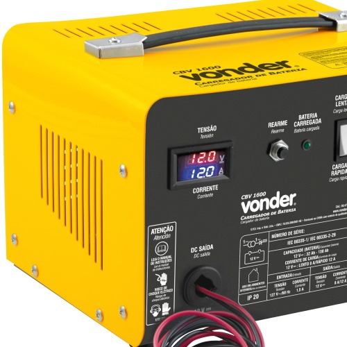 Carregador de bateria portátil 12 volts - CBV1600 110V Carregador de bateria portátil 12 volts - CBV1600 110V