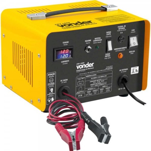 Carregador de bateria portátil 12 volts - CBV1600 110V Carregador de bateria portátil 12 volts - CBV1600 110V