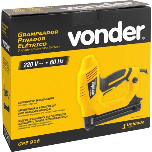 Grampeador e pinador elétrico capacidade de 16 à 19 mm - GPE916 220V Grampeador e pinador elétrico capacidade de 16 à 19 mm - GPE916 220V