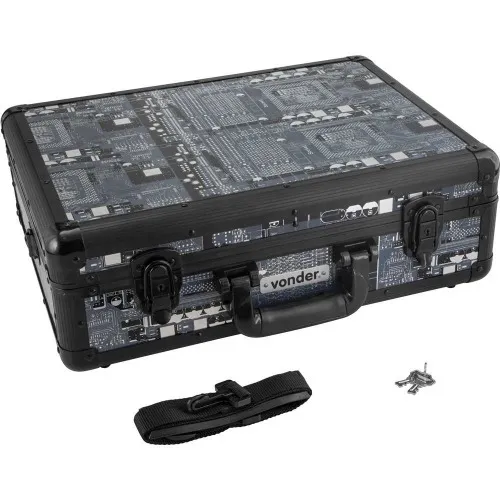 Maleta em plástico 455 x 330 x 152 mm para componentes elétricos/eletrônicos - MF313