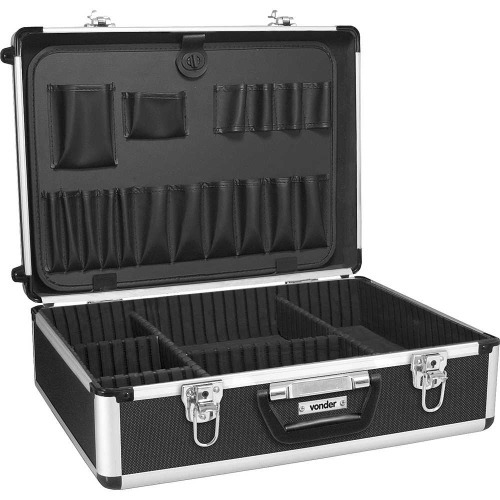 Maleta para ferramentas 455 x 330 x 152 mm com chave - MF931 Maleta para ferramentas 455 x 330 x 152 mm com chave - MF931