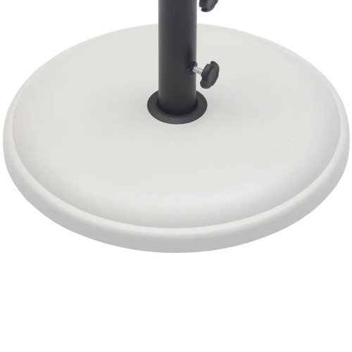 Base para guarda-sol e ombrelone em concreto branco 16 kg - 26301 Base para guarda-sol e ombrelone em concreto branco 16 kg - 26301