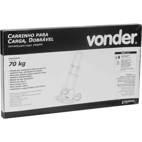 Carro armazm para cargas dobrvel capacidade de 70 kg