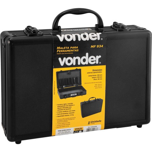 Maleta em plstico 330 x 230 x 90 mm para ferramentas - MF934