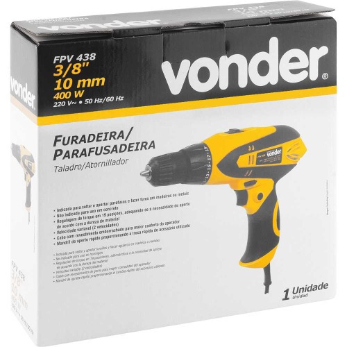 Furadeira Parafusadeira 3/8 Furadeira Parafusadeira 3/8