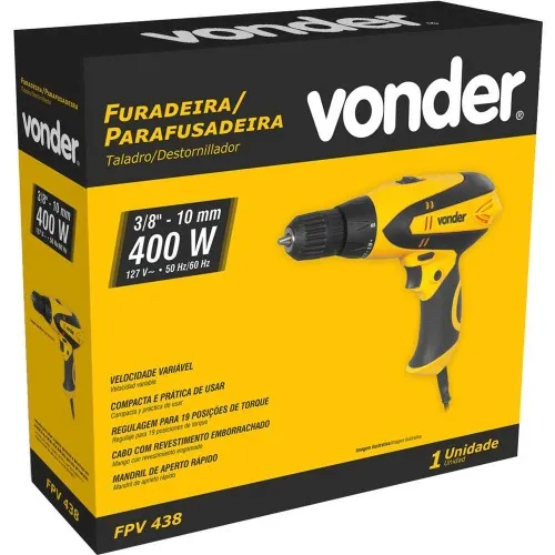 Furadeira Parafusadeira 3/8