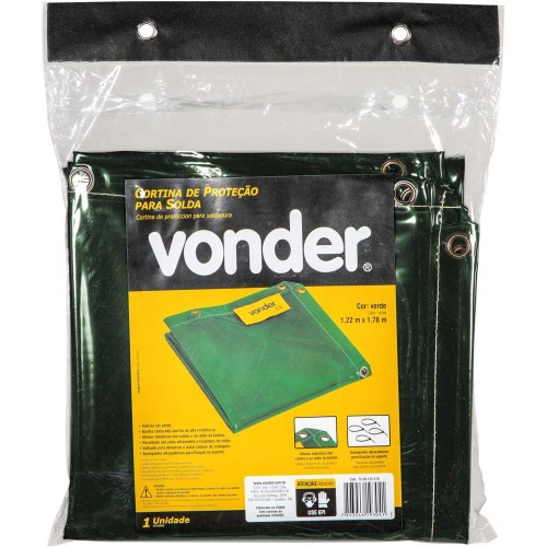 Cortina de solda 1,22 x 1,78 metros sem suporte  - CVV1217