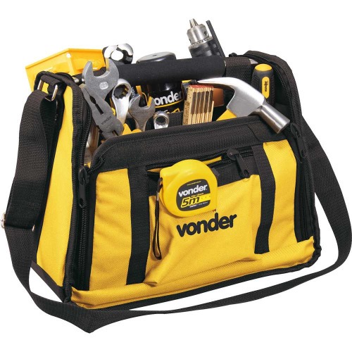 Bolsa em lona 390 x 200 x 300 mm com 30 bolsos - BL050