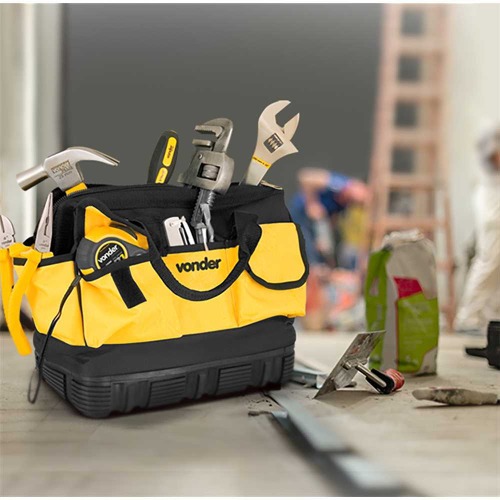 Bolsa de lona para ferramentas 320 x 190 x 280 mm com 18 bolsos - BL 010 Bolsa de lona para ferramentas 320 x 190 x 280 mm com 18 bolsos - BL 010