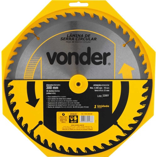 Disco de serra para madeira 300 x 30 mm 48 dentes