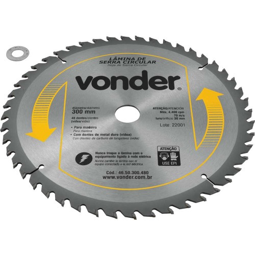 Disco de serra para madeira 300 x 30 mm 48 dentes