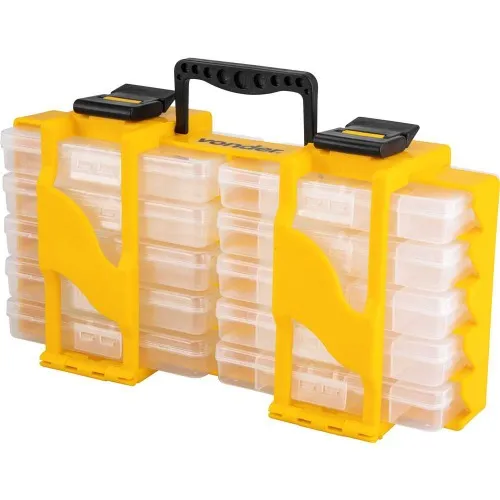 Organizador plástico com 10 bandejas móveis - OPV0100