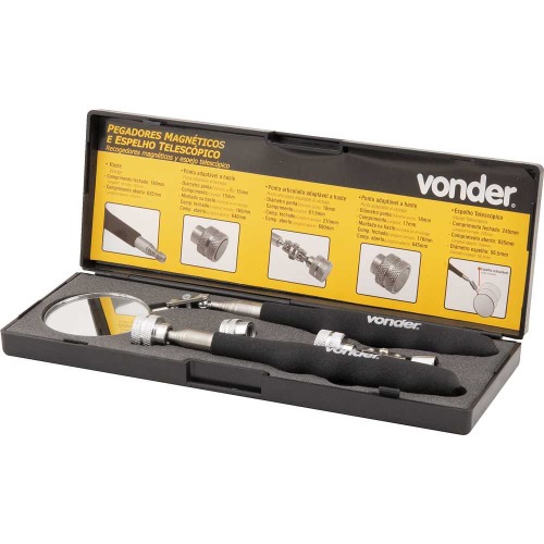 Jogo de pegador de peças magnético com 5 peças Jogo de pegador de peças magnético com 5 peças