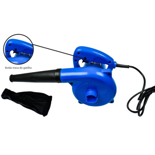Soprador e aspirador de ar 500 watts com saco coletor - PWR-5600 110V Soprador e aspirador de ar 500 watts com saco coletor - PWR-5600 110V