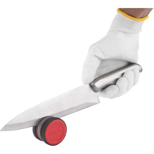 Afiador de facas com pedra abrasiva 4,8 cm x 3,6 cm Afiador de facas com pedra abrasiva 4,8 cm x 3,6 cm