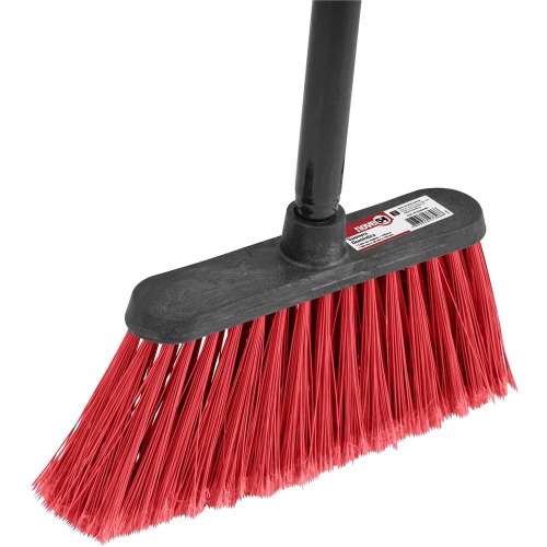 Vassoura doméstica de nylon com cabo de madeira 1,20 m Vassoura doméstica de nylon com cabo de madeira 1,20 m