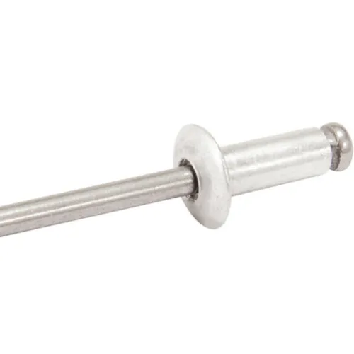 Rebite de repuxo em alumínio 3,2 x 10 mm com 100 peças