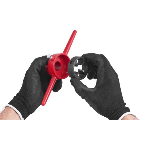 Jogo de tarraxa manual para canos de 1/2 a 1 Jogo de tarraxa manual para canos de 1/2 a 1