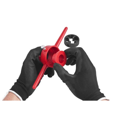 Jogo de tarraxa manual para canos de 1/2 a 1 Jogo de tarraxa manual para canos de 1/2 a 1