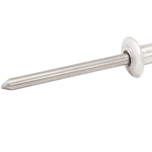 Rebite de repuxo em alumínio 3,2 x 12 mm cx com 1.000 pçs Rebite de repuxo em alumínio 3,2 x 12 mm cx com 1.000 pçs