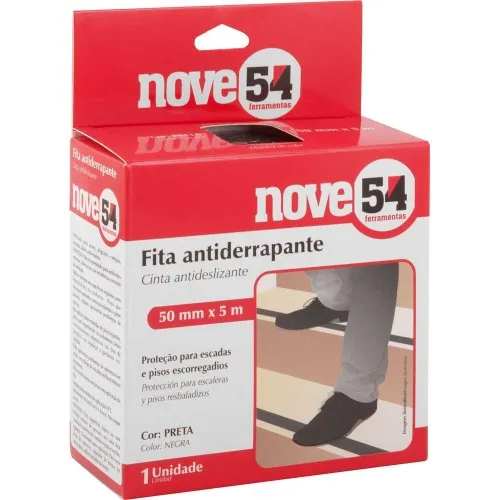 Fita adesiva antiderrapante 50 mm x 5 m preta