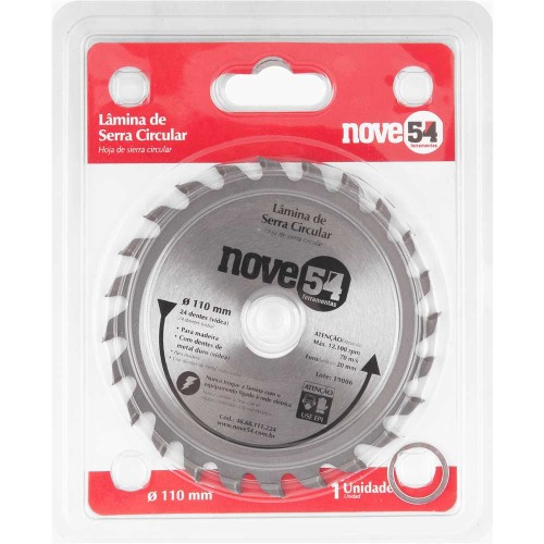 Disco de serra para madeira 110 x 20 mm 24 dentes Disco de serra para madeira 110 x 20 mm 24 dentes