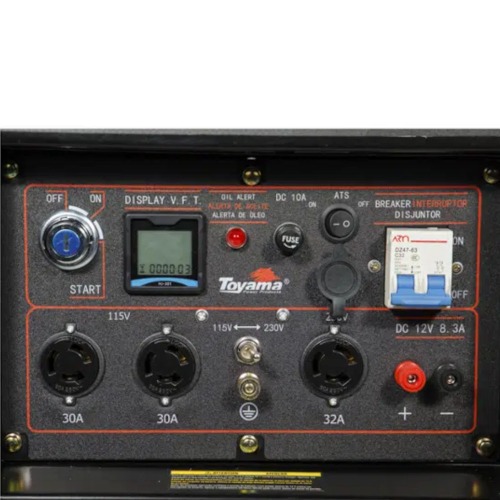 Gerador de energia 7 Kva a diesel partida eltrica bivolt - TDG8500EXP  110V/220V