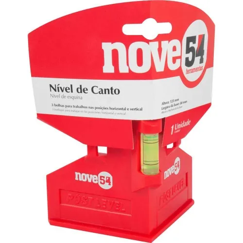 Nível de canto em plástico
