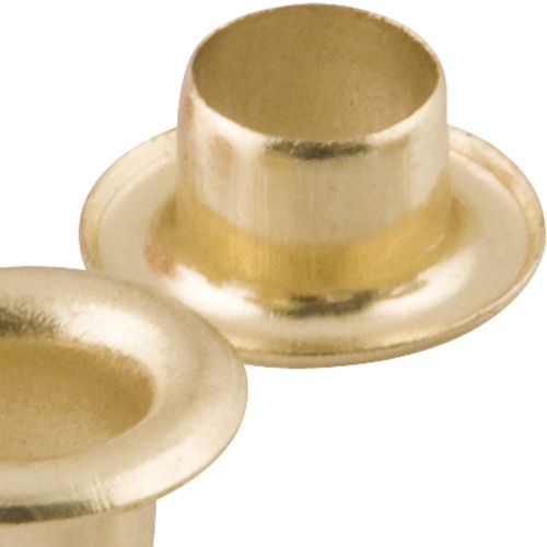 Ilhós metálico latonado pacote com 100 peças Ilhós metálico latonado pacote com 100 peças