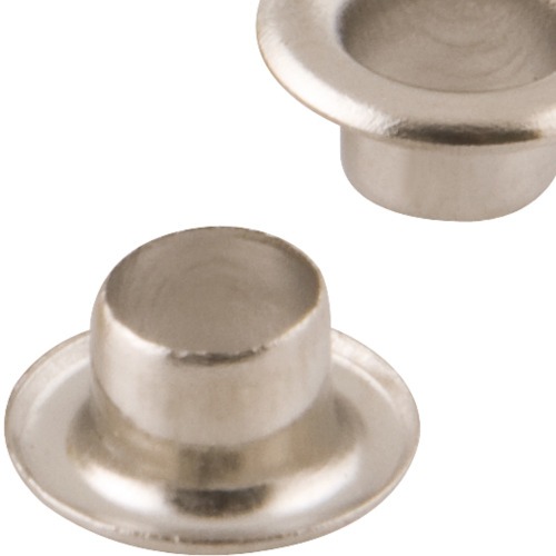 Ilhs metlico cromado pacote com 100 peas