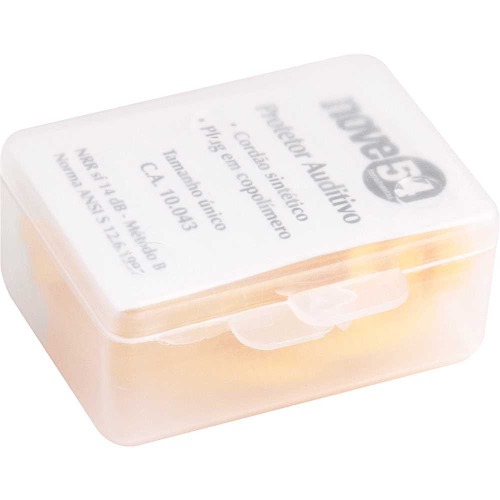 Protetor auricular com cordão Protetor auricular com cordão