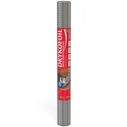 Manta termica para telhado em alumínio dupla face 1,20 x 20,83m 25m² - DRYKOFOIL