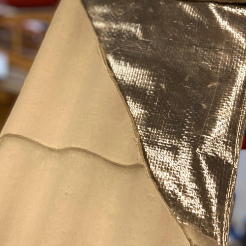 Manta termica para telhado em alumnio 1 face 1,20 x 41,67m 50m - DRYKOFOIL