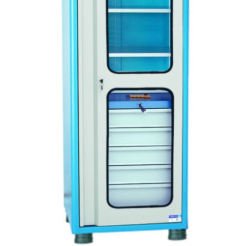 Armário com 40 caixas n° 5 e portas de vidro - AM-48 Armário com 40 caixas n° 5 e portas de vidro - AM-48