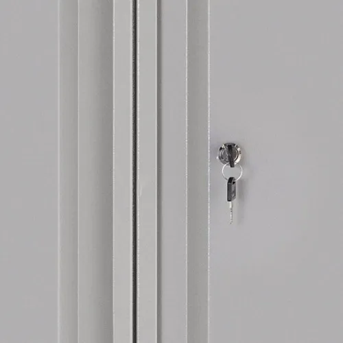 Armário compacto com 2 prateleira reguláveis porta de chapa