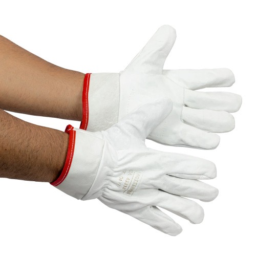 Luva de vaqueta petroleira 7 cm - RLL-LV08 Luva de vaqueta petroleira 7 cm - RLL-LV08