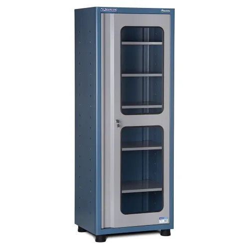 Armário para ferramentas com 5 prateleiras e porta de vidro - AM-40