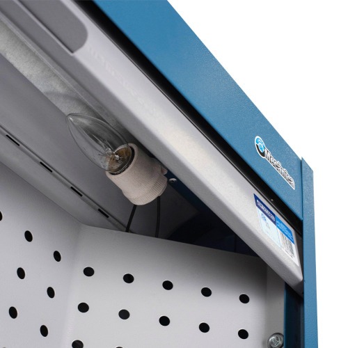 Armário para ferramentas com chapa perfurada e persiana em pvc - AM-6 Armário para ferramentas com chapa perfurada e persiana em pvc - AM-6