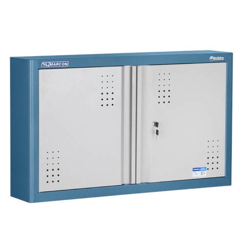 Armrio porta ferramentas com chapa perfurada e portas de ao - AM-9