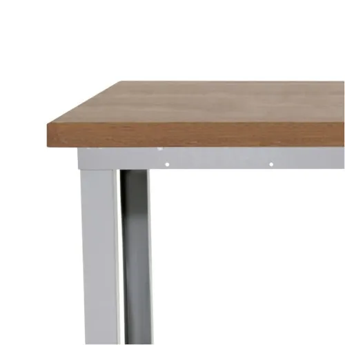 Bancada modular com tampo em madeira angelin envernizado - 1100-MA3
