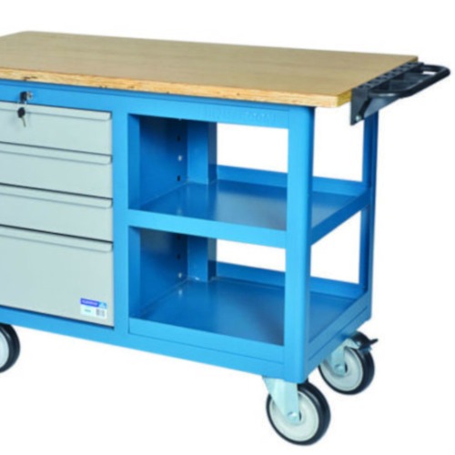 Bancada mvel com 4 gavetas e 1 prateleira - CR-69